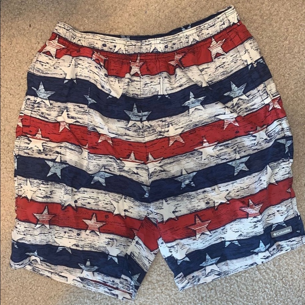 Columbia USA stars swim trunks